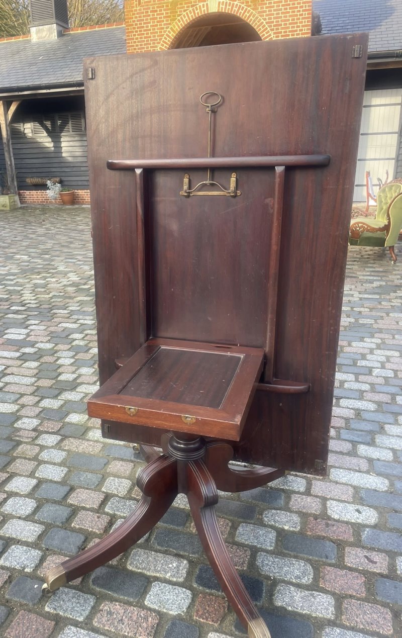 Rare 28 Seater 6 Pilar Antique George III Quality Mahogany Dining Table 72 x 161 x 609 cm - Image 16